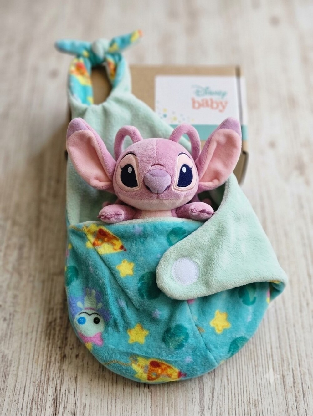 Disney Babies Angel Swaddle Lovey Security Blanket Pouch Replacement